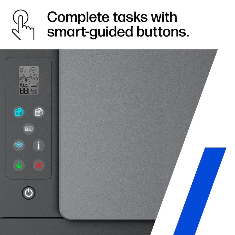 HP Smart Tank 5101 Wireless AI-Enabled All-in-One Cartridge-Free Supertank Inkjet Printer, White — White