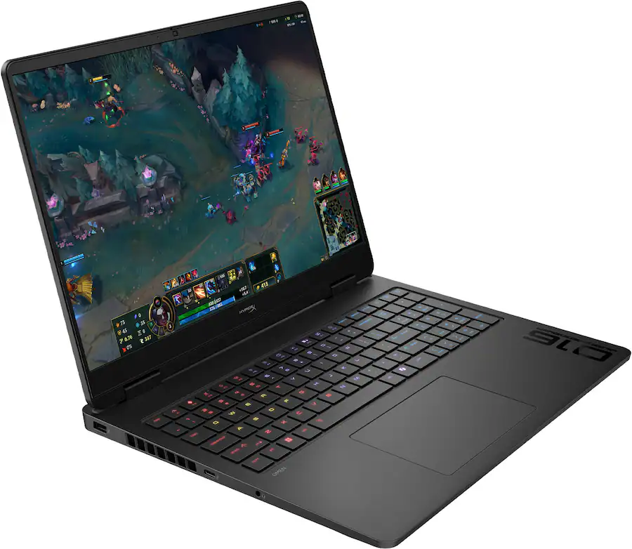HyperX HP OMEN 16″ 165Hz 2.5K OLED Gaming Laptop, AMD Ryzen 9 8940HX, NVIDIA GeForce RTX 5060, 16GB DDR5 Memory, 1TB SSD, Shadow Black — Shadow Black