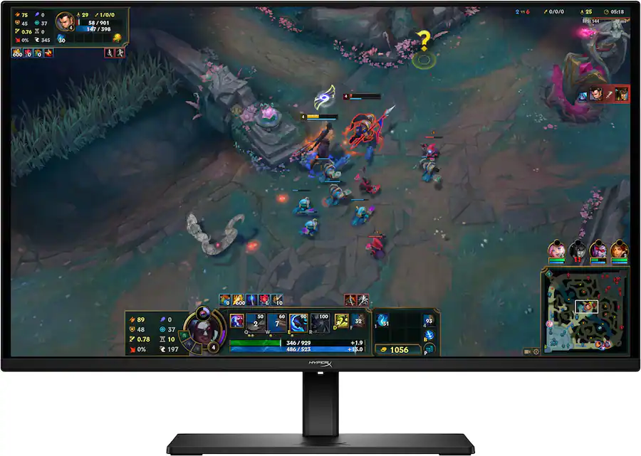 HyperX OMEN 27″ OLED QHD 240Hz Gaming Monitor, 0.03ms GtG, G-SYNC Compatible, Adjustable Height, Black — Black