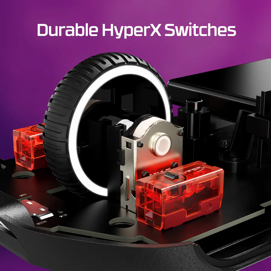 HyperX Pulsefire Haste 2 Lightweight Wireless Optical Gaming Mouse with RGB Lighting, Black — Black