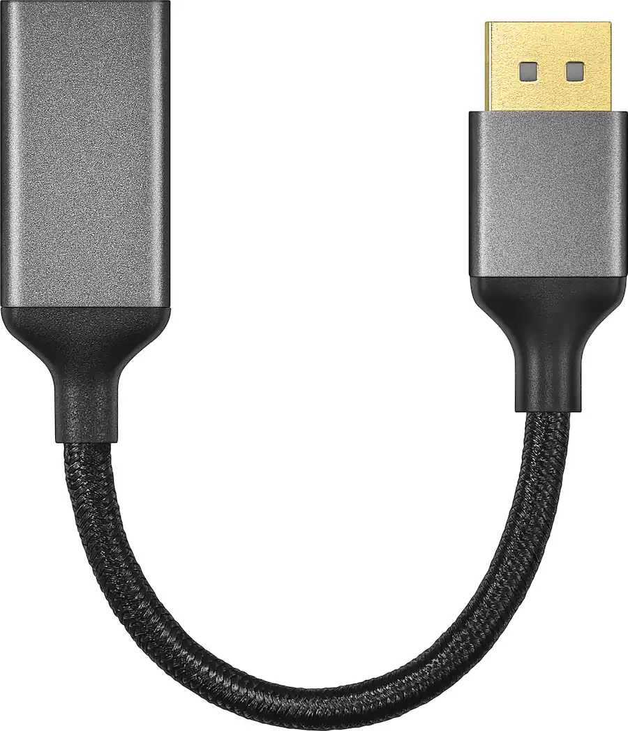 Insignia 8K DisplayPort to HDMI Adapter, Black — Black