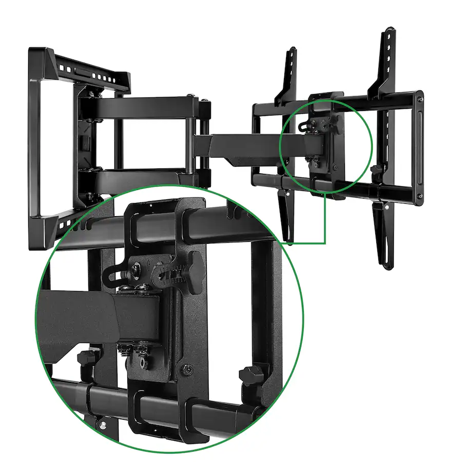 Insignia Full Motion TV Wall Mount for Most 42 to 90 inch TVs Extends 22 inches Black — Black