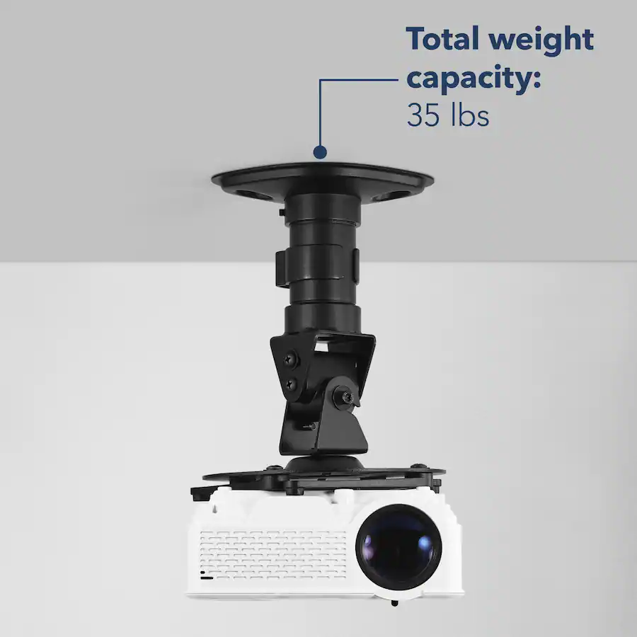 Insignia™ Universal Projector Ceiling Mount, Black — Black