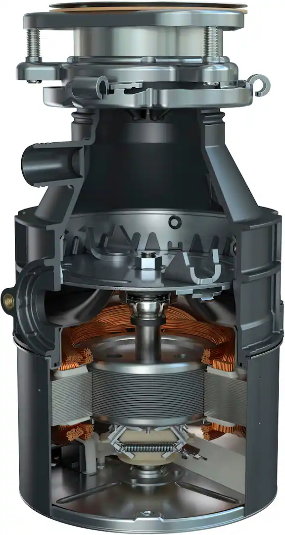 InSinkErator Badger 5 Lift and Latch Standard Series 1 2 HP Continuous Feed Garbage Disposal with Power Cord Gray — Gray