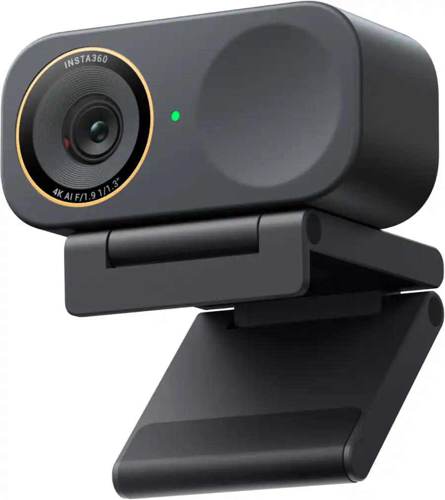 Insta360 Link2C Pro 4K AI Webcam, Black — Black
