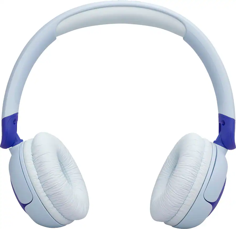JBL Junior 320BT Wireless Kids On‑Ear Headphones (2025), Blue — Blue