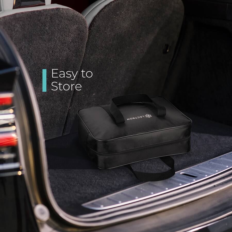 Lectron J1772 Level 1 NEMA 5-15 Wi-Fi Electric Vehicle (EV) Charger, Up to 15A, Black — Black