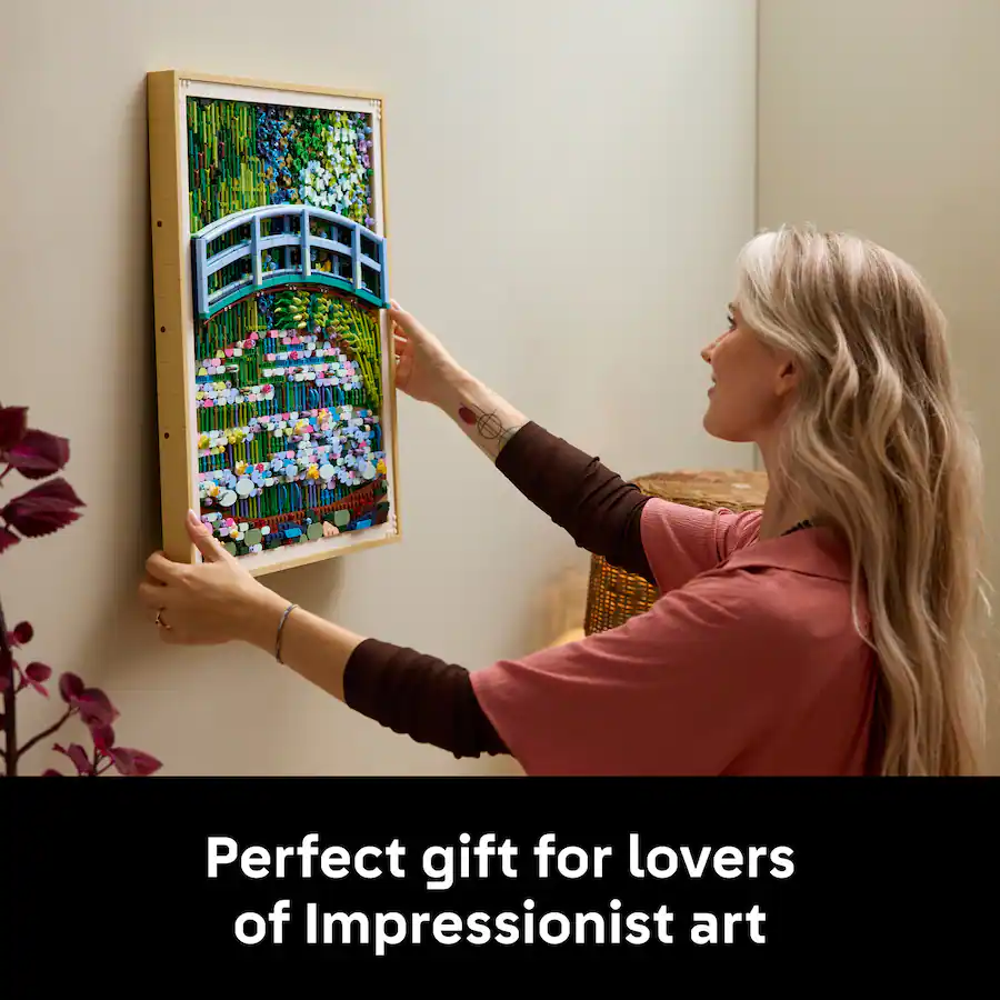 LEGO Art Claude Monet: Bridge Over a Pond of Water Lilies Building Set (31220)