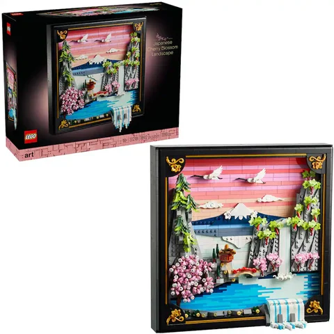 LEGO Art Japanese Cherry Blossom Landscape Building Set (31218)