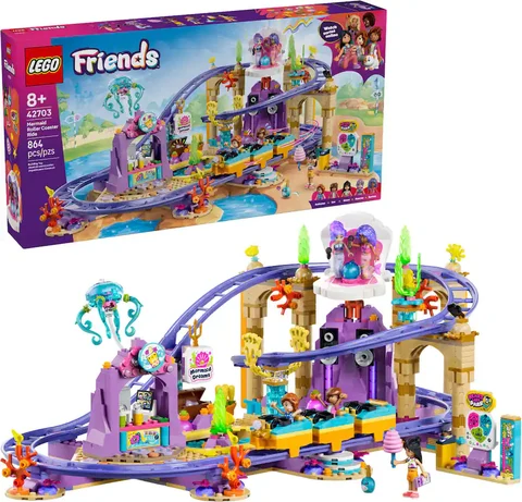 LEGO Friends Mermaid Roller Coaster Ride Building Set (42703)