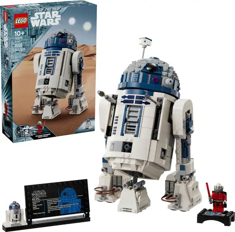 LEGO Star Wars R2-D2 Buildable Toy Droid for Display and Play (75379), Multi