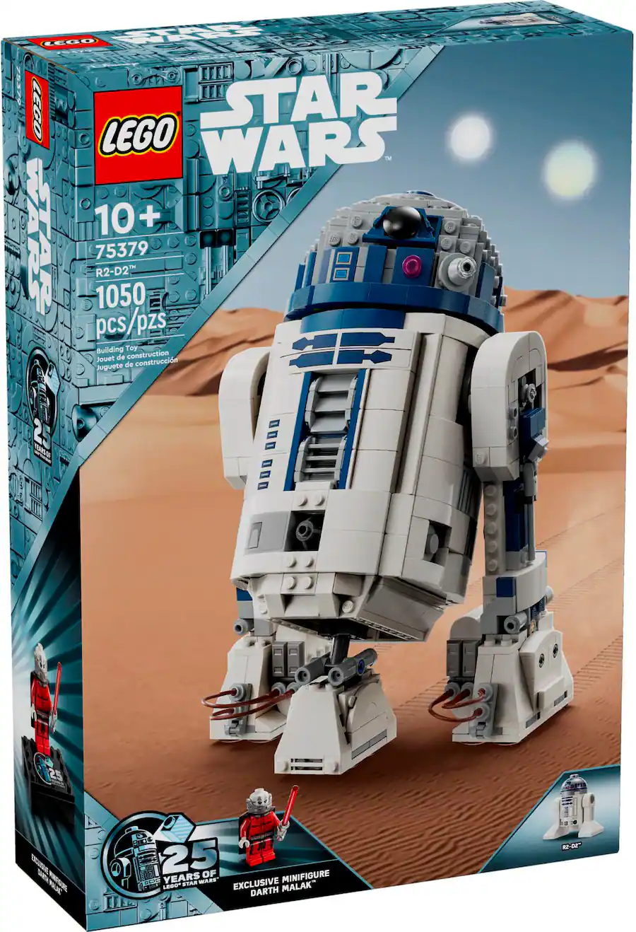 LEGO Star Wars R2-D2 Buildable Toy Droid for Display and Play (75379), Multi — Multi