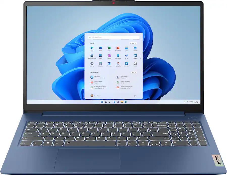 Lenovo IdeaPad Slim 3 15.6″ Full HD Laptop (AMD Ryzen 5 40, 8GB Memory, 256GB Storage), Abyss Blue