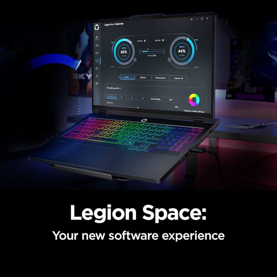 Lenovo Legion Pro 5i 16″ 2.5K OLED Gaming Laptop – Intel Core Ultra 9 275HX, 32GB RAM, NVIDIA GeForce RTX 5070, 1TB SSD, Eclipse Black — Eclipse Black