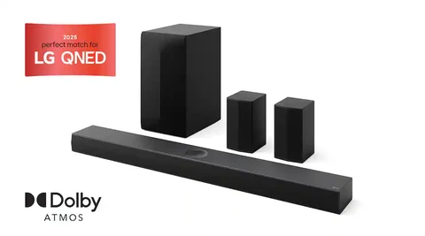 LG S70TR 5.1.1 Channel Home Theater Soundbar with Wireless Subwoofer and Rear Speakers Dolby Atmos WOW Orchestra Black