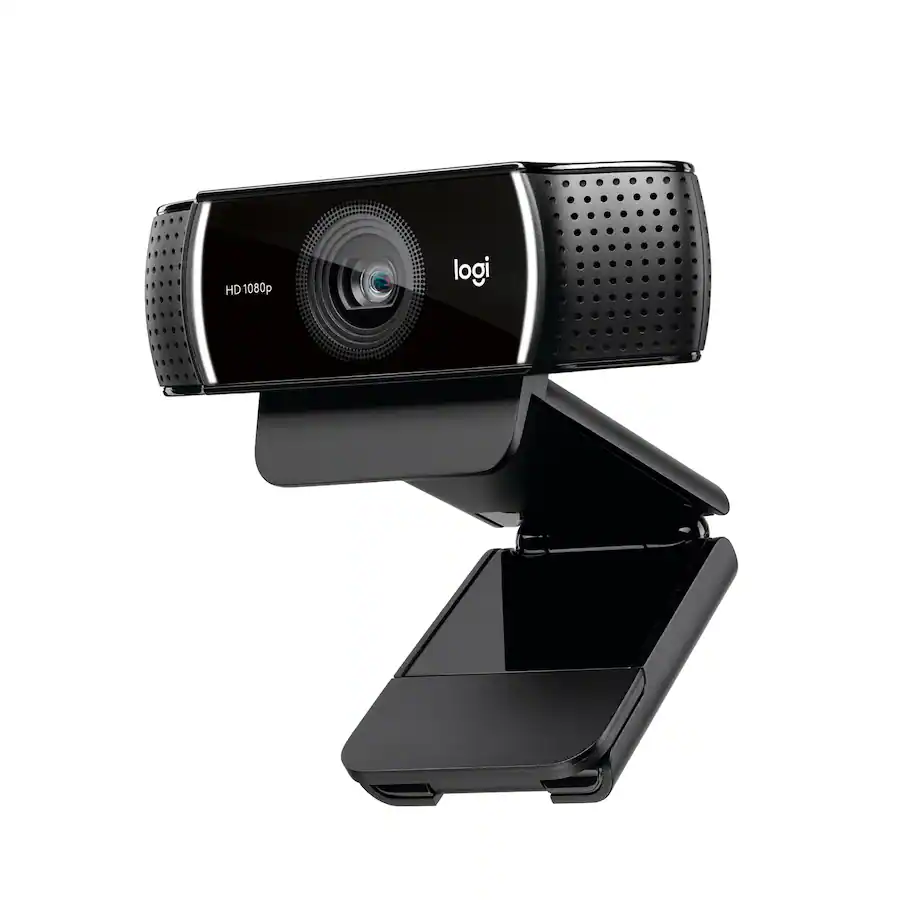 Logitech C922 Pro Stream 1080p Webcam for Streaming, Recording, and Video Calling, Black — Black