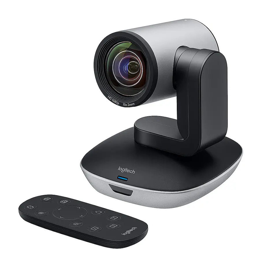 Logitech PTZ Pro 2 HD 1080p Video Camera with Enhanced Pan/Tilt and Zoom, Black — Black