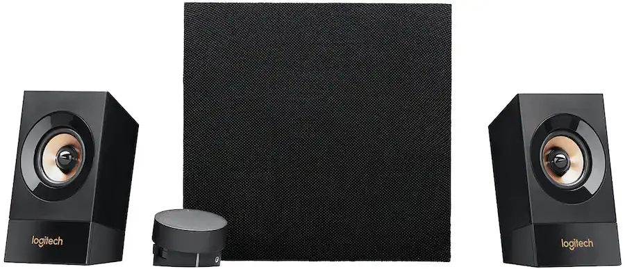 Logitech Z533 Multimedia Speakers (3-Piece) for PC, Black — Black
