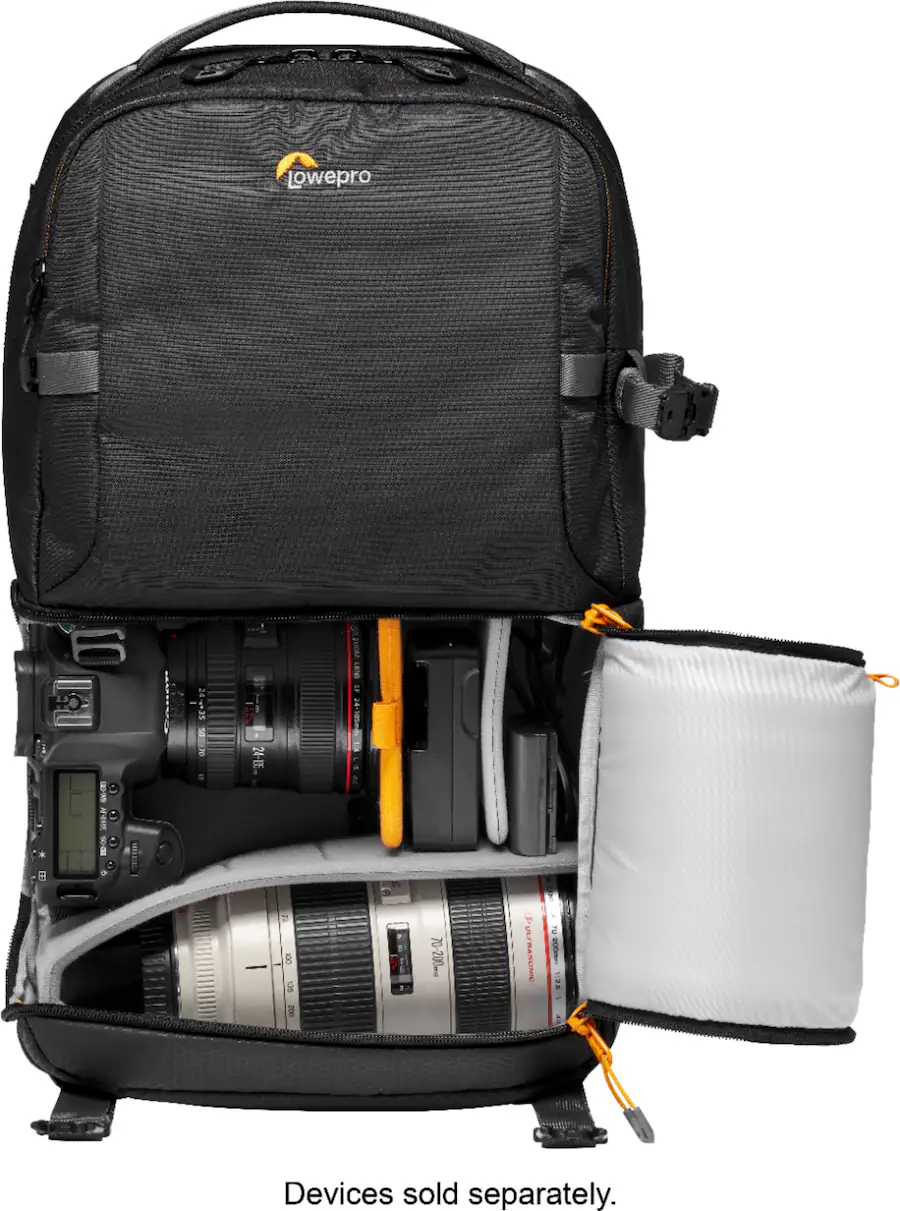 Lowepro Fastpack Camera Backpack, Black — Black