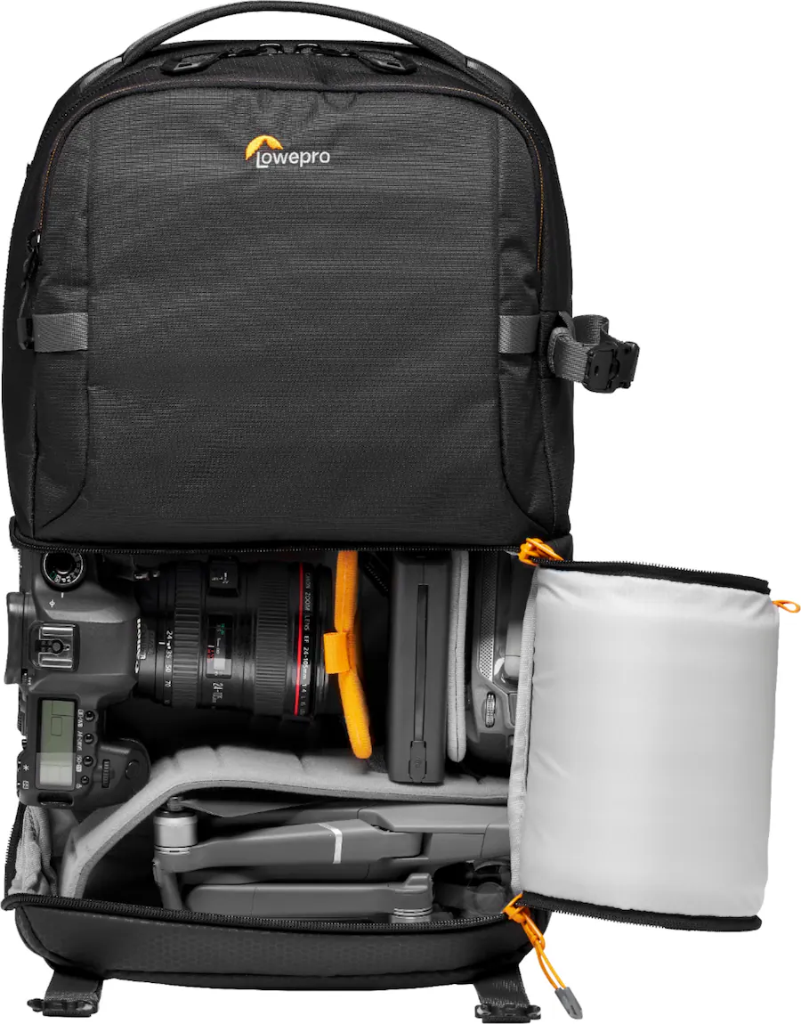 Lowepro Fastpack Camera Backpack, Black — Black