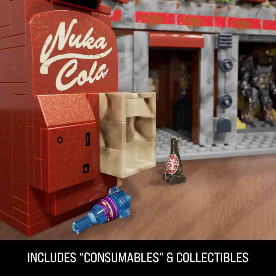 MEGA Fallout Red Rocket Truck Stop Collectible Building Set