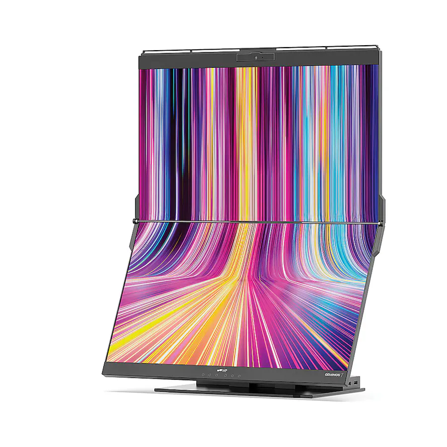 Mobile Pixels Geminos T 24″ FHD Dual-Stack LCD Monitor, Black — Black
