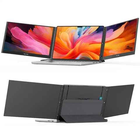 Mobile Pixels Trio 3 Pro 14.1″ Portable Monitor, Black