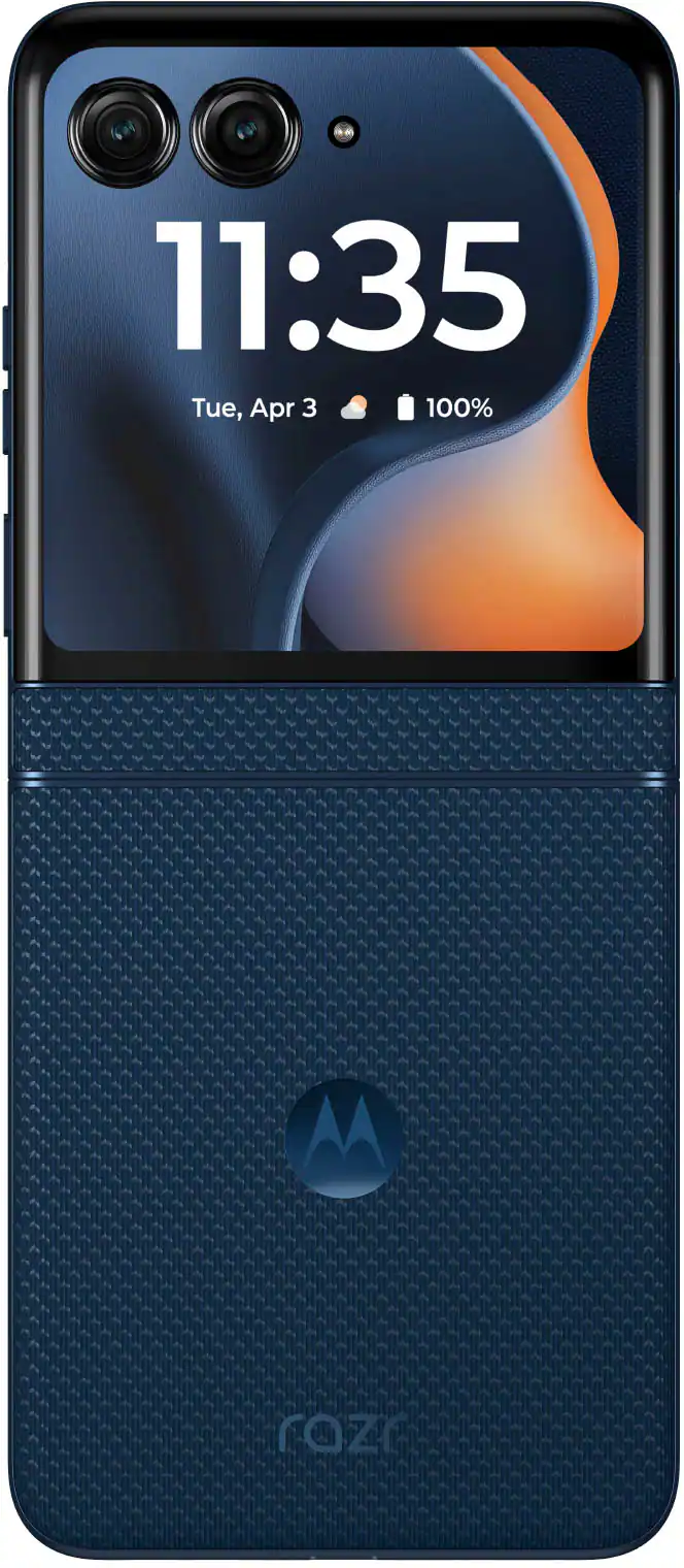 Motorola razr (2025) 256GB Unlocked, Pantone® Gibraltar Sea — PANTONE Gibraltar Sea