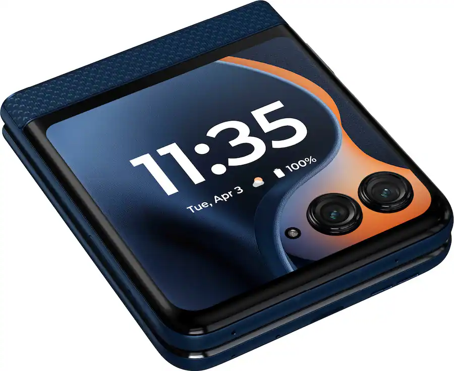 Motorola razr (2025) 256GB Unlocked, Pantone® Gibraltar Sea — PANTONE Gibraltar Sea