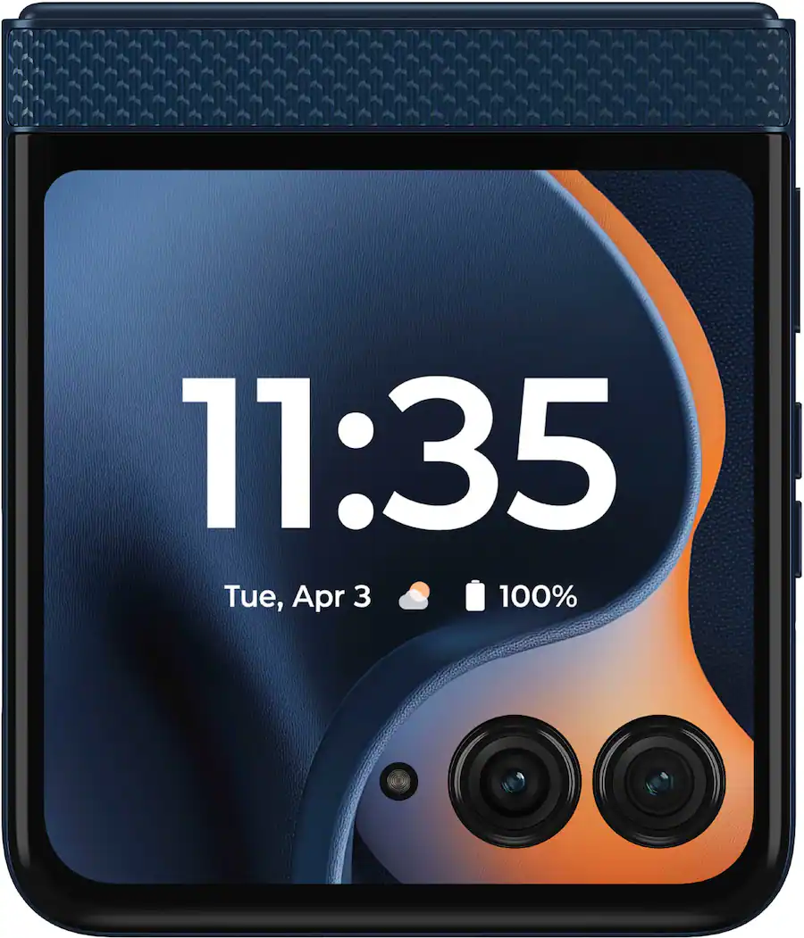 Motorola razr (2025) 256GB Unlocked, Pantone® Gibraltar Sea — PANTONE Gibraltar Sea