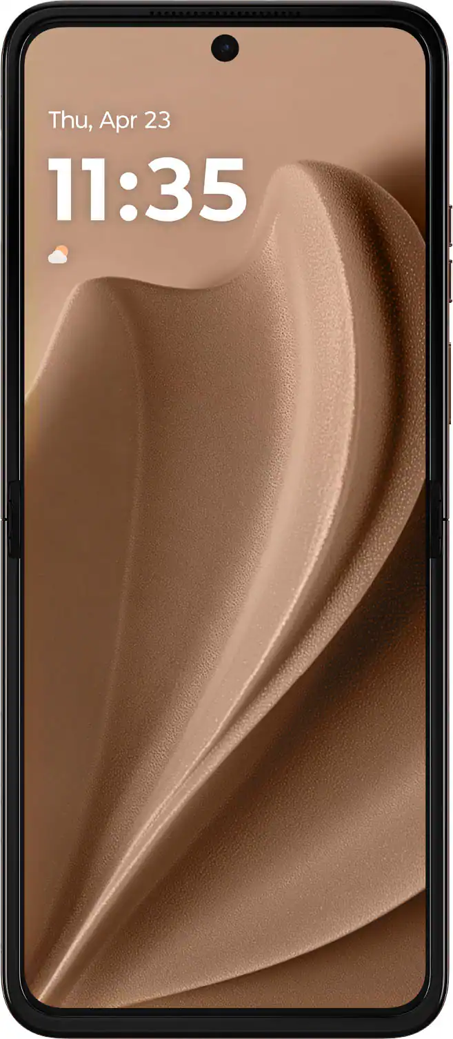 Motorola razr (2025) 256GB Unlocked, Pantone® Mocha Mousse — PANTONE Mocha Mousse