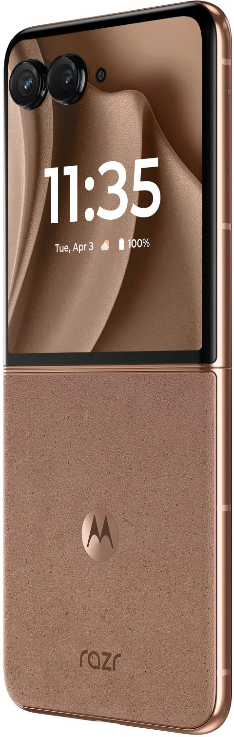 Motorola razr (2025) 256GB Unlocked, Pantone® Mocha Mousse