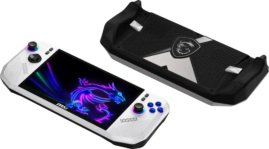 MSI Claw A8 BZ2EM 8″ 120Hz FHD+ Gaming Handheld (AMD Ryzen Z2 Extreme, 24GB Memory, 1TB SSD) — White