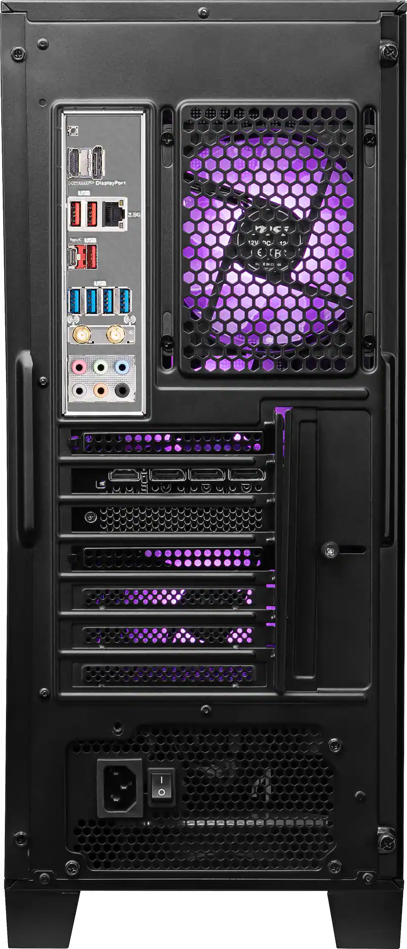 MSI Codex R2 Gaming Desktop, Intel Core i5-14400F (2024), 16GB Memory, NVIDIA GeForce RTX 5050, 1TB Storage, Black — Black