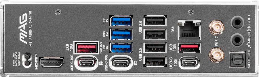MSI MAG X870E TOMAHAWK WIFI Socket AM5 AMD X870 ATX DDR5 Wi-Fi 7 Motherboard, Black — Black