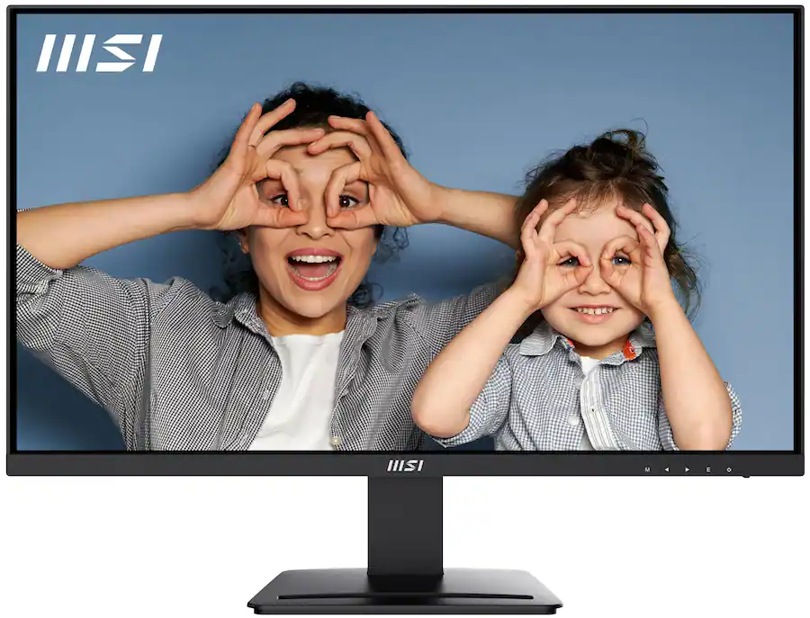 MSI PRO MP273U 27″ UHD 4K 60Hz Monitor, 4ms, Adaptive-Sync, HDR Ready, Built-in Speakers, DisplayPort, HDMI, Matte Black — Matte Black