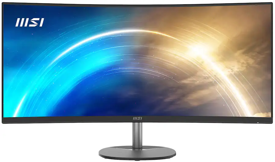 MSI PRO MP341CQ 34″ LCD QHD 100Hz FreeSync Monitor, Matte Black — Matte Black