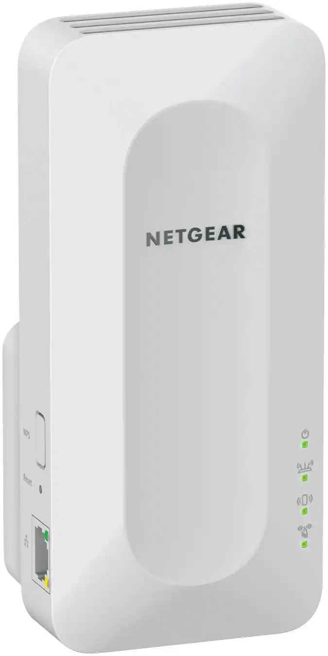 NETGEAR Nighthawk Mesh Wi-Fi 6 Extender EAX15, AX1800 Dual-Band, Covers Up to 1,500 Sq. Ft., White — White
