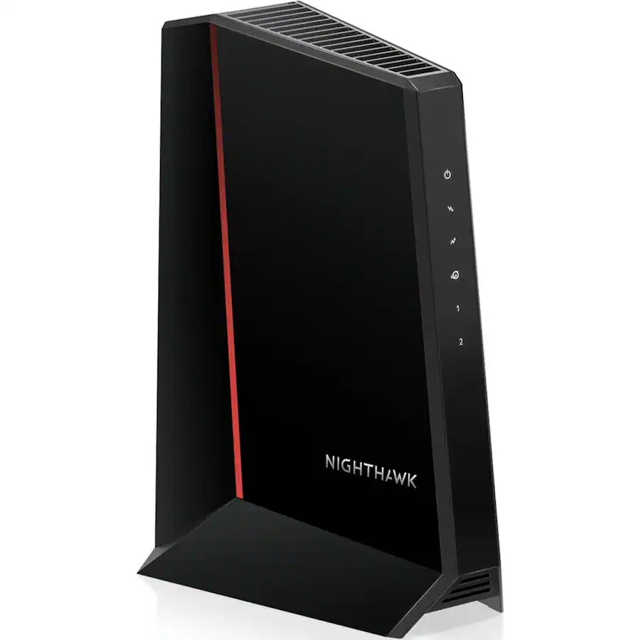 NETGEAR Nighthawk Mid/High-Split 32 × 8 DOCSIS 3.1 Cable Modem, Black — Black