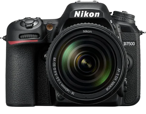 Nikon D7500 DSLR 4K Video Camera with AF‑S DX NIKKOR 18‑140mm f/3.5‑5.6G ED VR Lens, Black