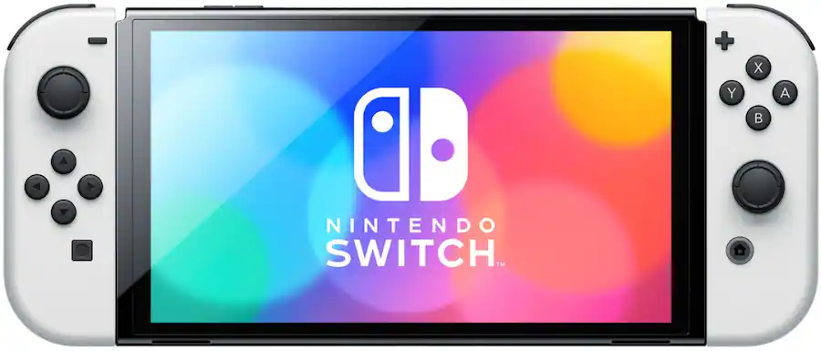 Nintendo Switch – OLED Model with Joy-Con Controllers, White — White