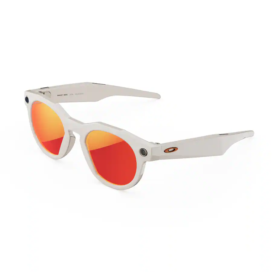Oakley Meta HSTN Glasses with Meta AI, Audio, Photo & Video Compatibility, To Grey Transitions Lenses — Warm Grey