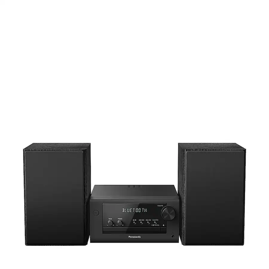 Panasonic Stereo System with CD Bluetooth and Radio 80W Black — Black