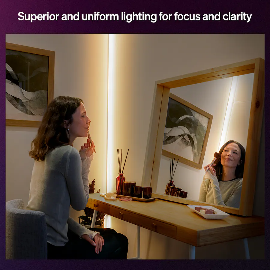 Philips Hue OmniGlow Strip Light 10 Feet, White — White