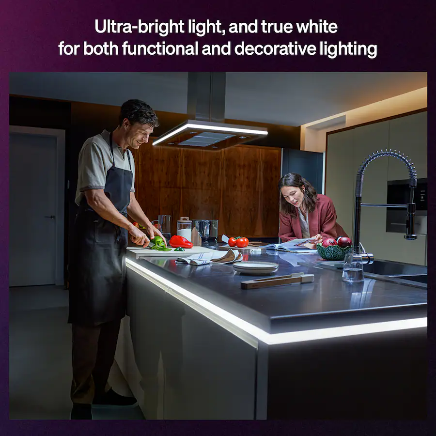 Philips Hue OmniGlow Strip Light 10 Feet, White — White