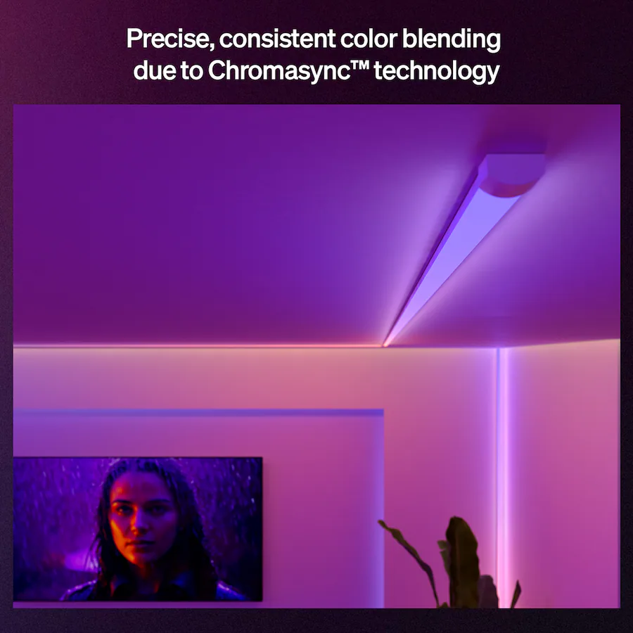 Philips Hue OmniGlow Strip Light 10 Feet, White — White