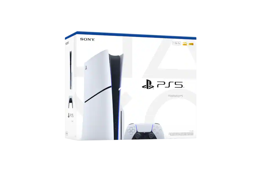 PlayStation 5 Slim Console, 1TB — White