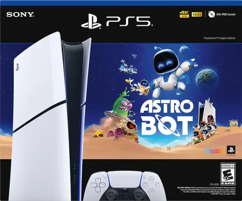 PlayStation 5 Slim Console Digital Edition Astro Bot Bundle PlayStation 5