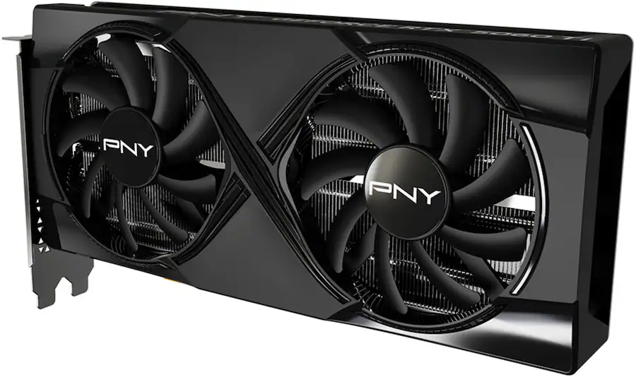 PNY GeForce RTX 5060 Ti Overclocked 8GB GDDR7 PCI Express 5.0 Graphics Card with Dual Fan, Black — Black