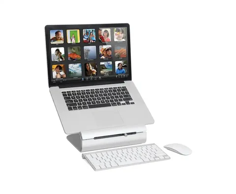 Rain Design iLevel2 Adjustable Height Laptop Stand, Silver